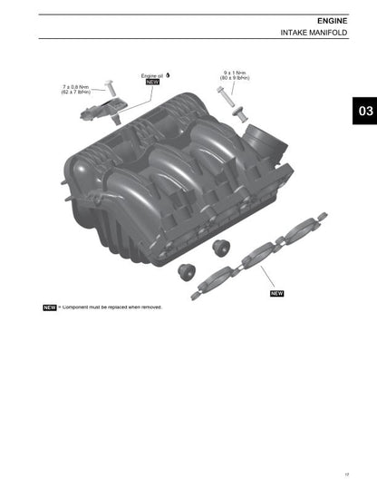 Can Am Maverick 996 Engine Service Manual sample page showing repair procedures