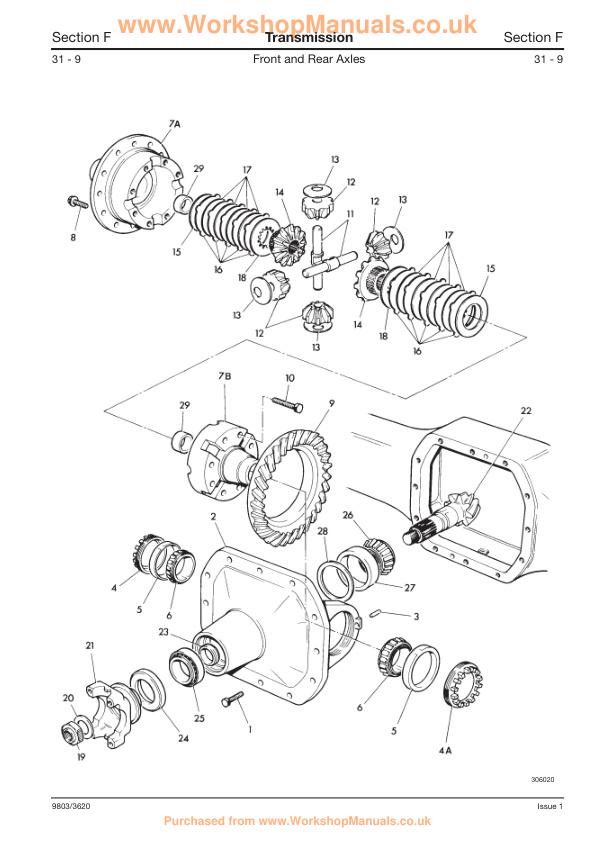 JCB 426 525 550 540 570 1CX 2CX 3CX 4CX 801-806 Loader Service Manual sample page from the repair manual
