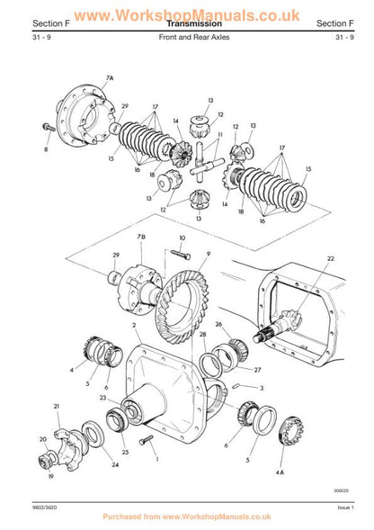 JCB 426 525 550 540 570 1CX 2CX 3CX 4CX 801-806 Loader Service Manual sample page from the repair manual