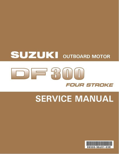 Suzuki DF300 Outboard Service Manual factory service manual title page