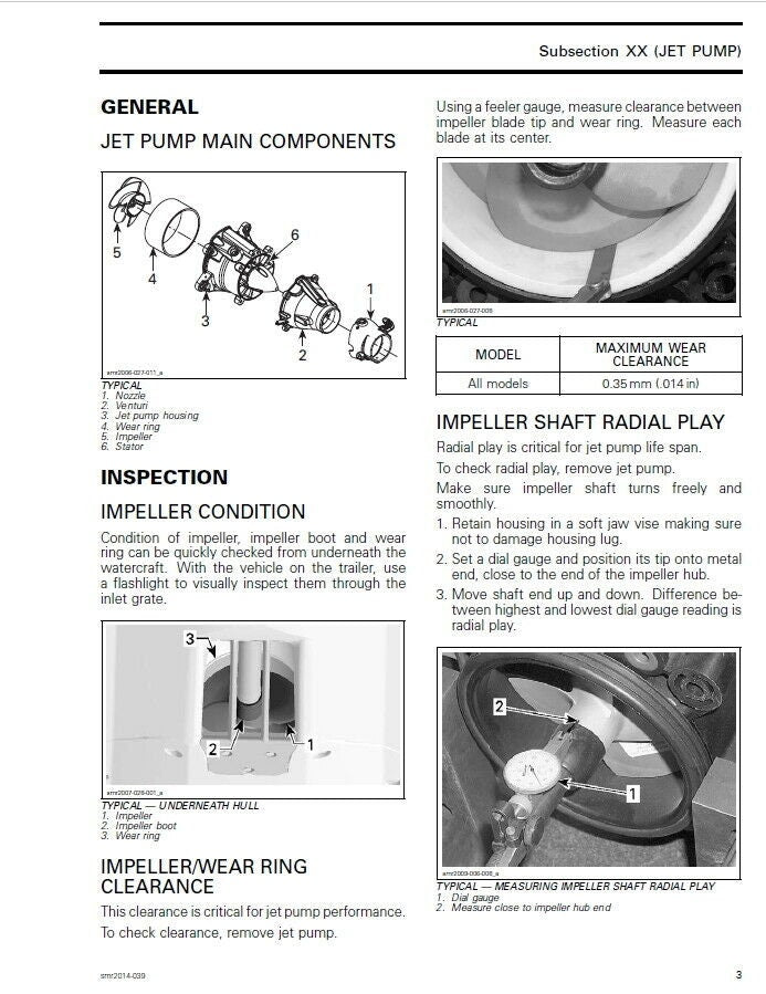 Yamaha SR230 Jet Boat Service Manual factory service manual title page