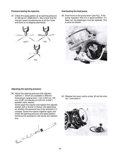 Volvo Penta MD6A MD7A Marine Diesel Engine Service Manual sample page from the repair manual