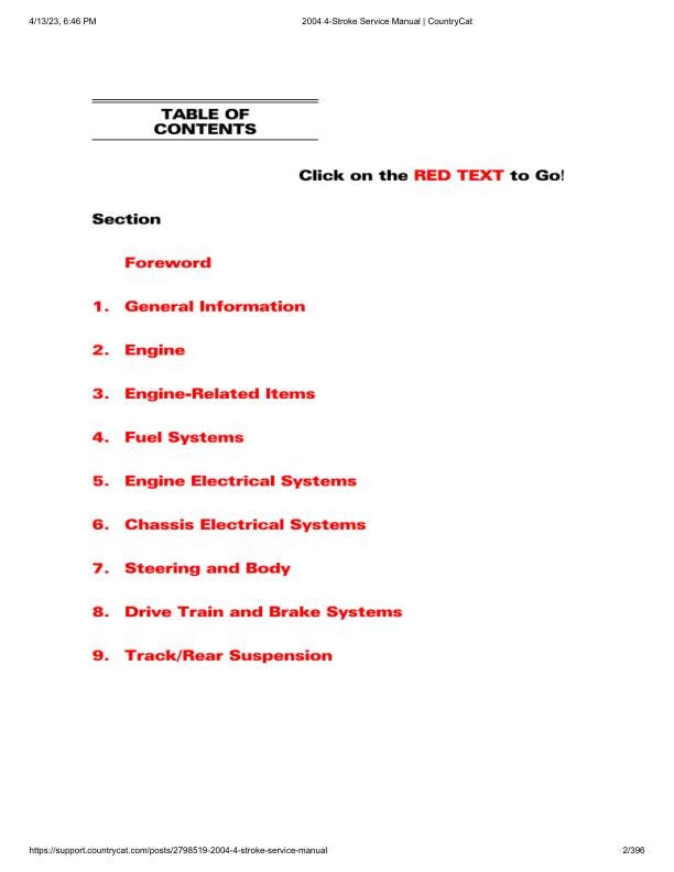 Arctic Cat Bearcat T660 Snowmobile Service Manual factory service manual title page