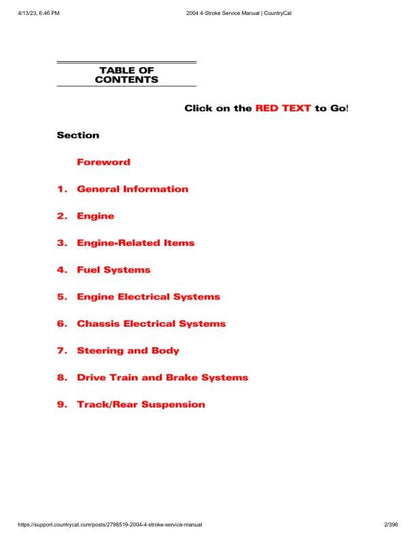Arctic Cat Bearcat T660 Snowmobile Service Manual factory service manual title page