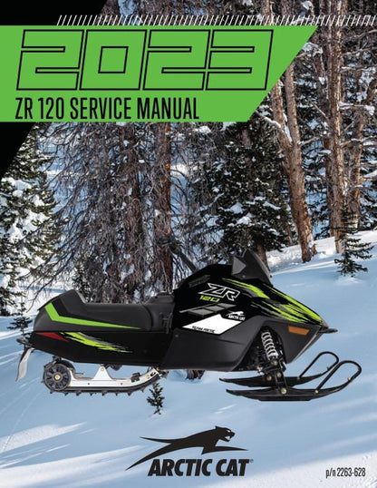 Arctic Cat ZR 200 Snowmobile Service Manual factory service manual title page