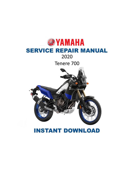 Yamaha Tenere 700 Motorcycle Service Manual 2020-2024 - Service Manual PDF Instant Download