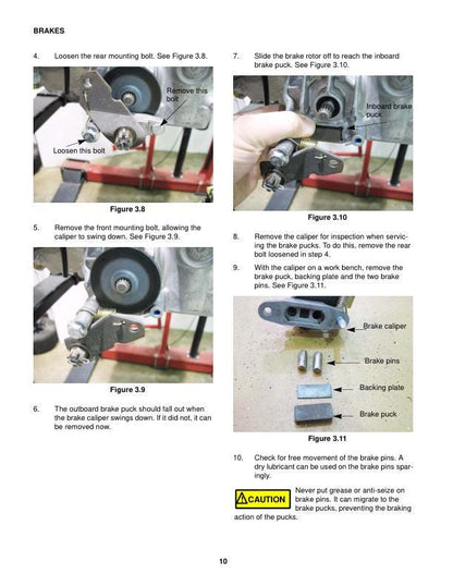 Cub Cadet I Series Tractor Service Manual sample page showing repair procedures