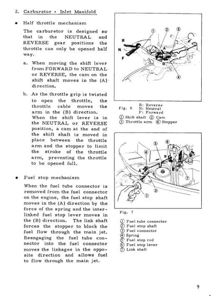 Honda B75K1 B75K2 B75K3 Outboard Service Manual sample page from service manual