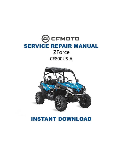 CFMOTO XFORCE 800 UTV Service Manual 2019-2024 - Service Manual PDF Instant Download