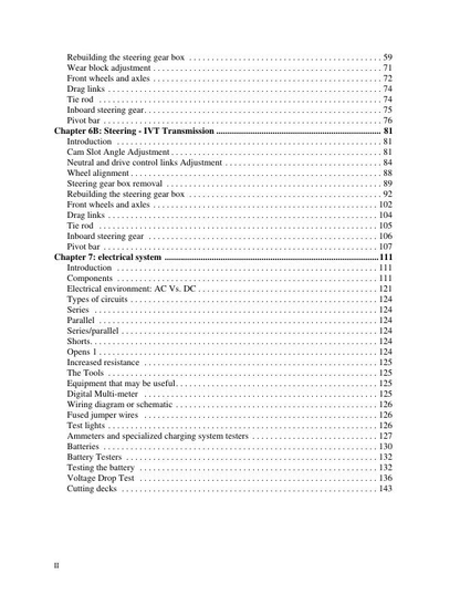 Cub Cadet I Series Tractor Service Manual sample page from service manual