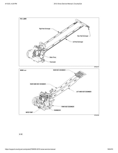 Arctic Cat Bearcat F5 F800 F1100 T570 TZ1 XF M Snowmobile Service sample page from the repair manual