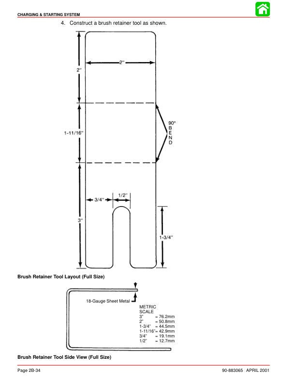 Mercury Mariner 40 45 50 Bigfoot Outboard Service Manual sample page showing schematics and diagrams
