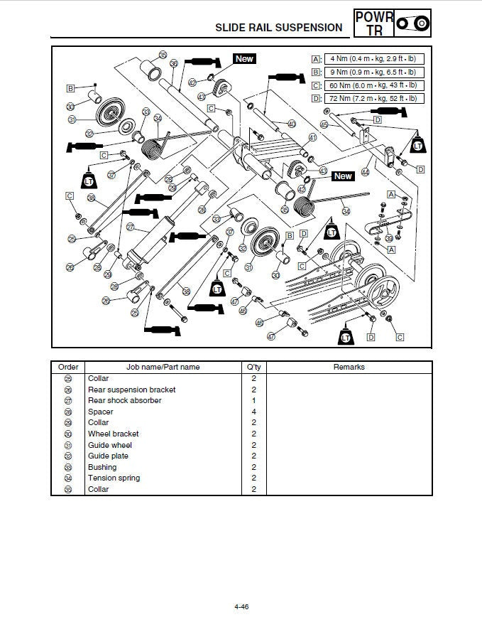 Yamaha FX Nytro Snowmobile Service Manual sample page from service manual