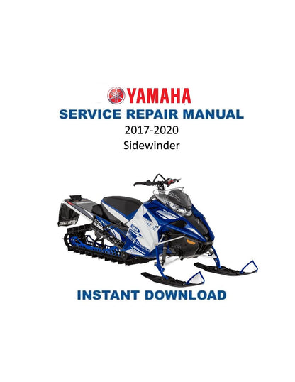 Yamaha Sidewinder Snowmobile Service Manual 2017-2020 - Service Manual PDF Instant Download