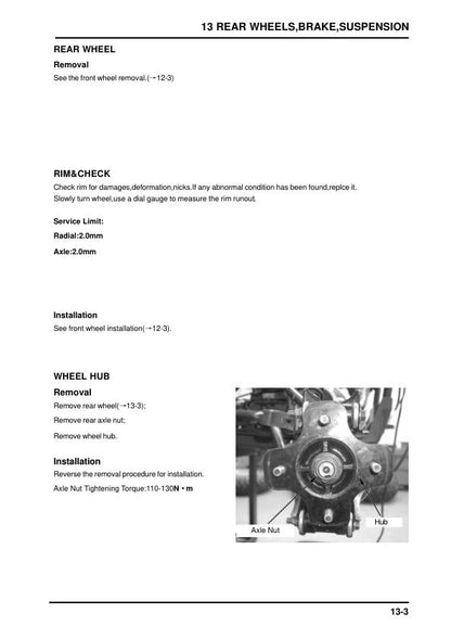 CFMOTO TERRALANDER 800 Service Manual sample page showing schematics and diagrams