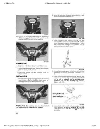 Arctic Cat F M Z1 Crossfire Bearcat Snowmobile Service Manual sample page from service manual