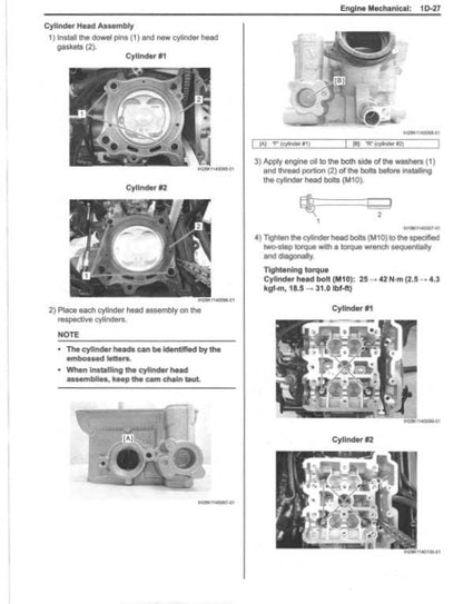 Suzuki V-Strom DL650 Motorcycle Service Manual sample page from service manual