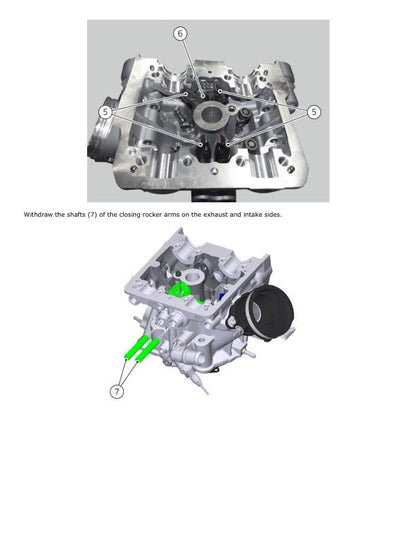 Ducati DesertX Motorcycle Service Manual sample page from the repair manual