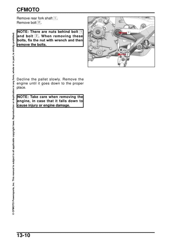 CFMOTO PAPIO SS 125 Service Manual sample page from the repair manual