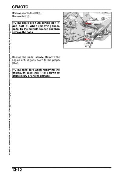 CFMOTO PAPIO SS 125 Service Manual sample page from the repair manual