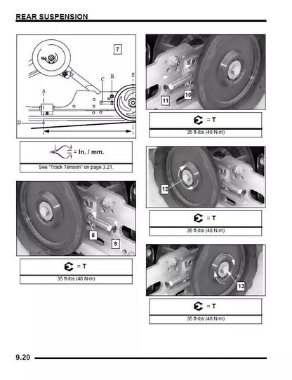 Polaris Trail Fusion Snowmobile Service Manual sample page from service manual