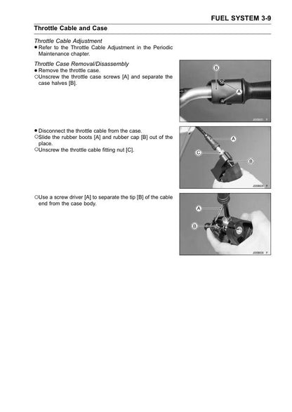 Kawasaki JetSki X2 Service Manual sample page showing repair procedures