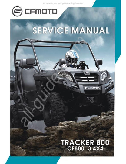CFMOTO Tracker 800 UTV Service Manual factory service manual title page