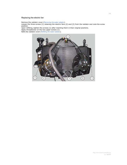 Ducati Monster 1200 Motorcycle Service Manual sample page from the repair manual