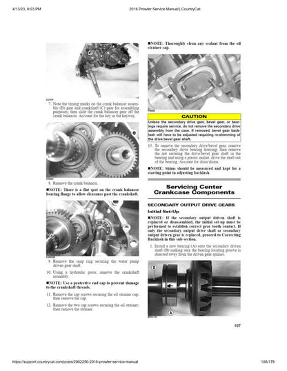 Arctic Cat Prowler HDX UTV Service Manual sample page from the repair manual