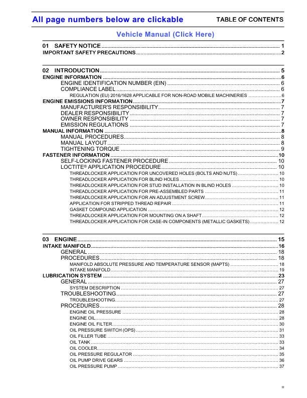 Can-Am Maverick X3 X RS/X DS Turbo R UTV Service Manual sample page with technical illustrations