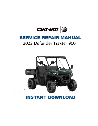 Can-Am Defender Traxter HD9 900 UTV Service Manual 2023-2025 - Service Manual PDF Instant Download