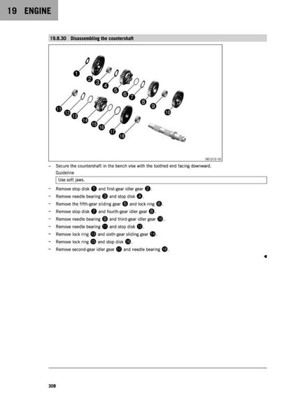 KTM 1290 Super Adventure R Motorcycle Service Manual sample page from the repair manual