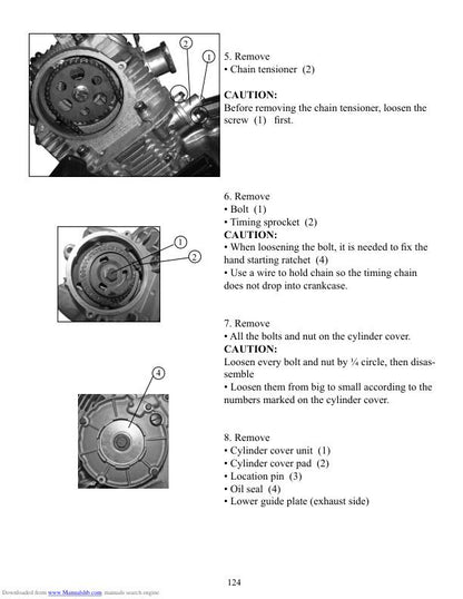 Baja Wilderness Trail WD400U ATV Service Manual sample page from the repair manual