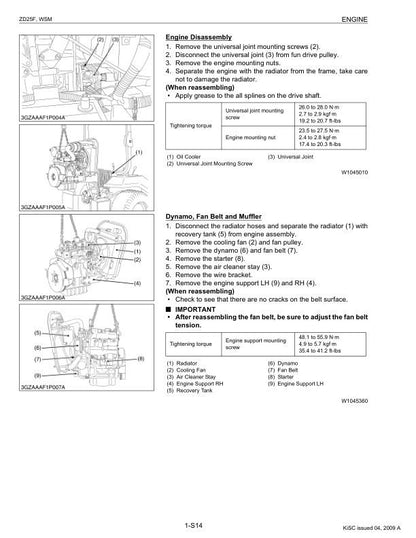 Kubota ZD18 ZD21 ZD25 ZD28 Zero Turn Mower Service Manual sample page showing schematics and diagrams