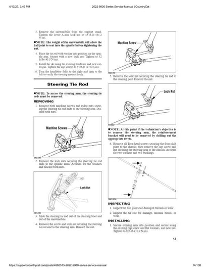 Arctic Cat Thundercat ZR 9000 Snowmobile Service Manual sample page from service manual