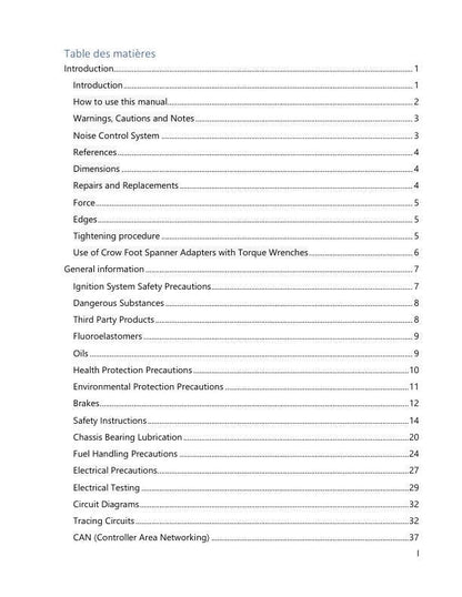 Triumph Rocket 3 GT/R Motorcycle Service Manual factory service manual title page