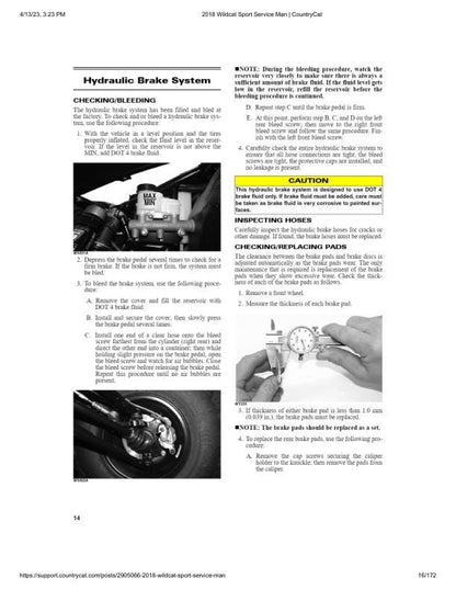 Arctic Cat Wildcat Sport 700 UTV Service Manual sample page from service manual
