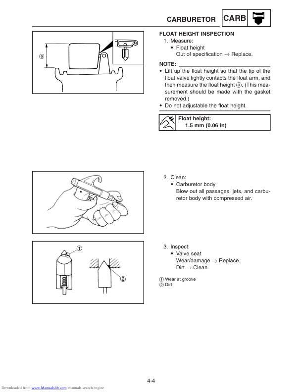 Yamaha EF1000iS Inverter Generator Service Manual sample page with technical illustrations