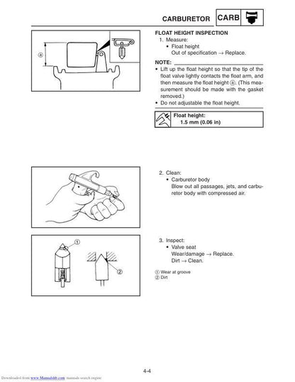 Yamaha EF1000iS Inverter Generator Service Manual sample page with technical illustrations