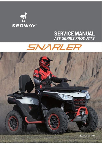 Segway Snarler ATV Service Manual factory service manual title page