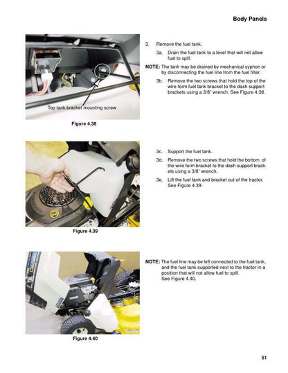 Cub Cadet LTX 1000 Tractor Service Manual sample page from the repair manual