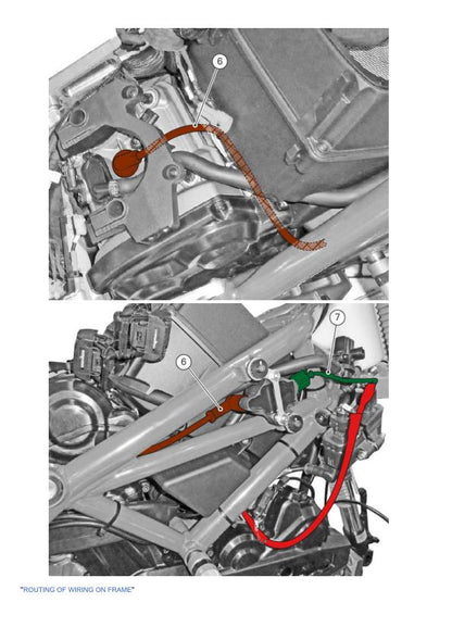 Ducati Multistrada 1200 Enduro Motorcycle Service Manual table of contents