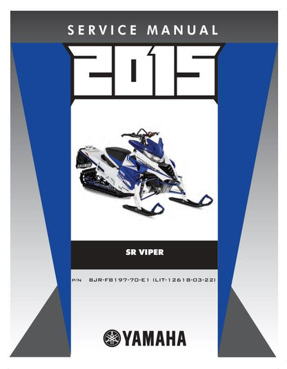 Yamaha SR Viper Snowmobile Service Manual factory service manual title page