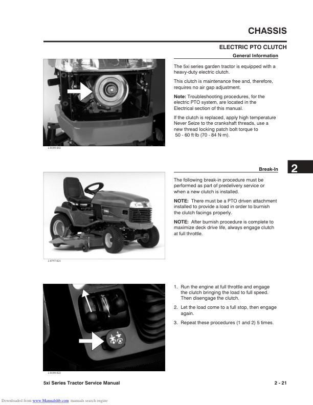 Toro 518 520 522 523 xi Lxi DXi Mower Service Manual sample page with technical illustrations