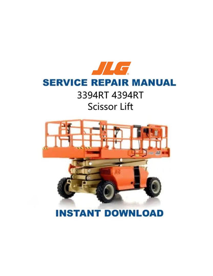 JLG 3394 4394 RT Scissor Lift Service Manual - Service Manual PDF Instant Download