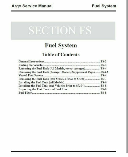 Argo S SN BF RB C CB V A B N R Service Manual sample page showing schematics and diagrams