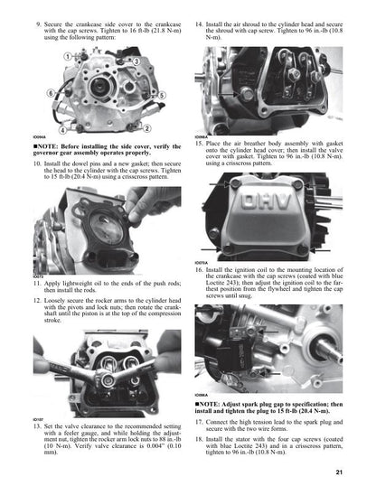 Arctic Cat ZR 120 Kitty Cat Snowmobile Service Manual sample page with diagrams and specifications