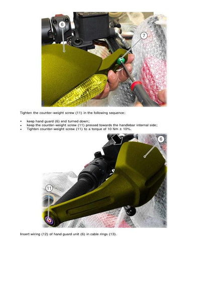 Ducati Hyperstrada Motorcycle Service Manual factory service manual title page