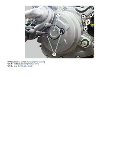 Ducati Monster 937 Plus Motorcycle Service Manual factory service manual title page