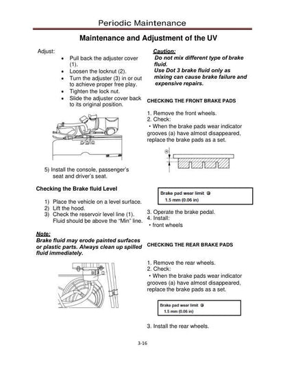 Cub Cadet Challenger 500 700 Utility Vehicle Service Manual sample page showing repair procedures
